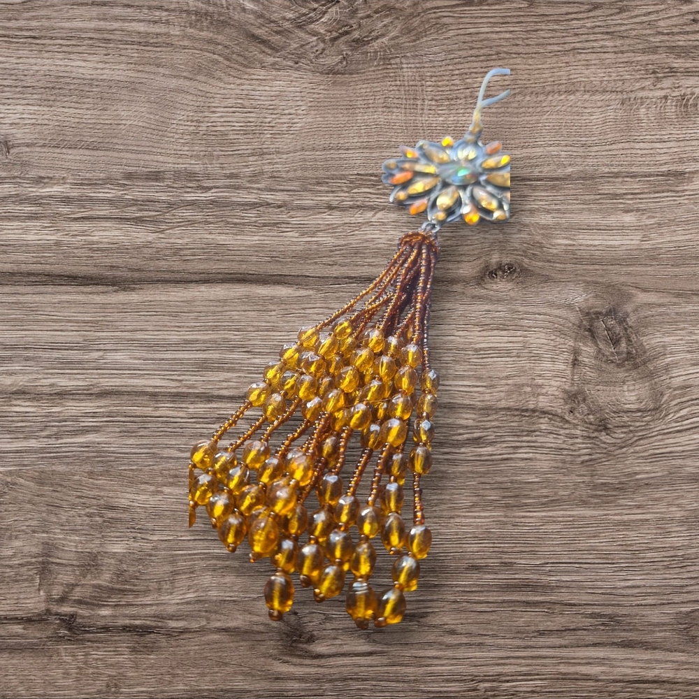 Vintage Gold and Silver Tassel Decor Bohomian